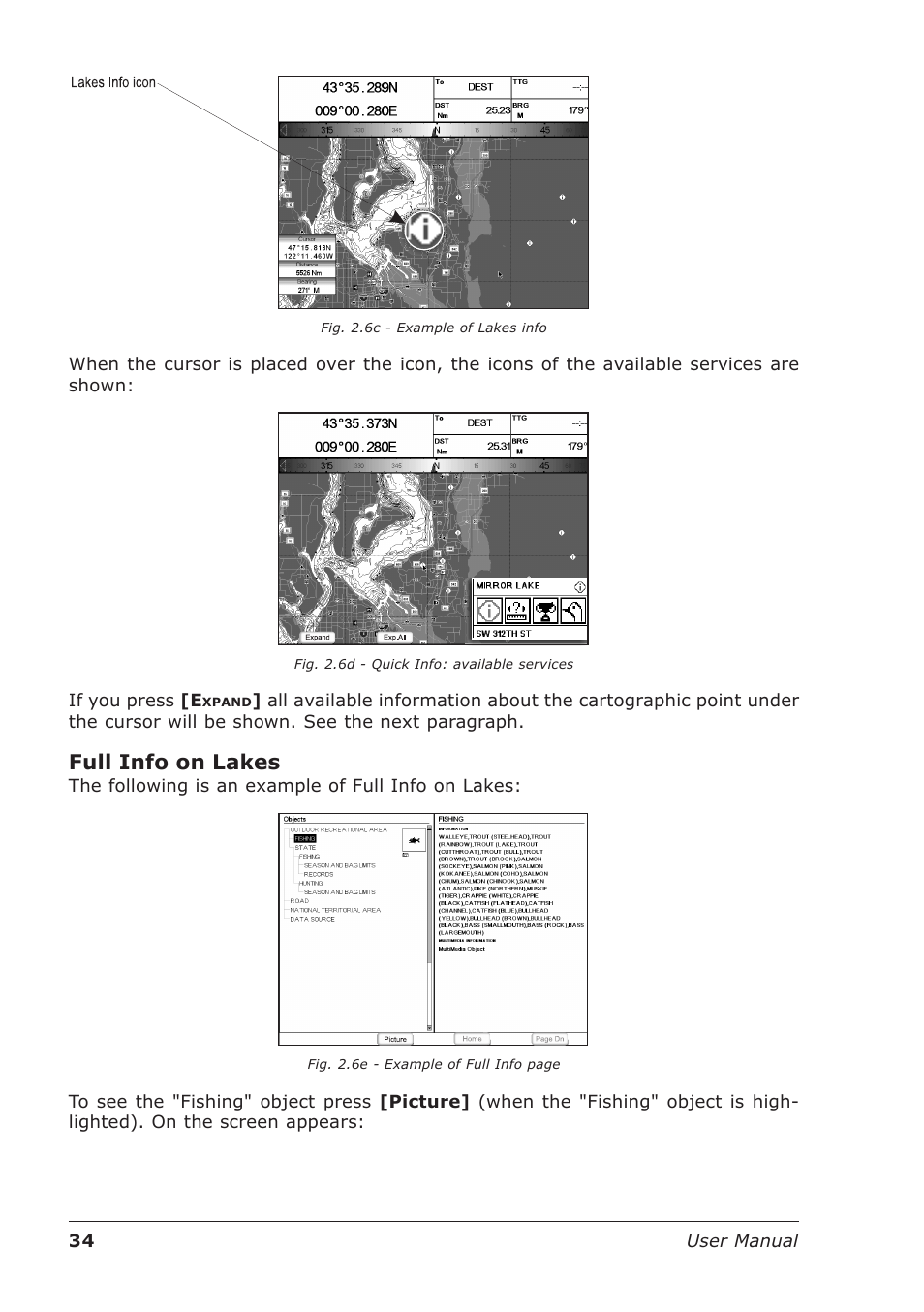 Full info on lakes | Seiwa Starfish 2nd Edition User Manual | Page 32 / 118