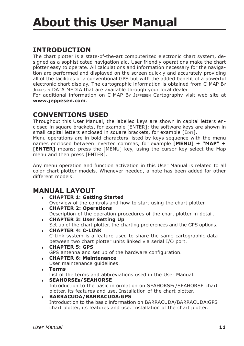 About this user manual, Introduction, Conventions used | Manual layout | Seiwa Starfish 2nd Edition User Manual | Page 9 / 118