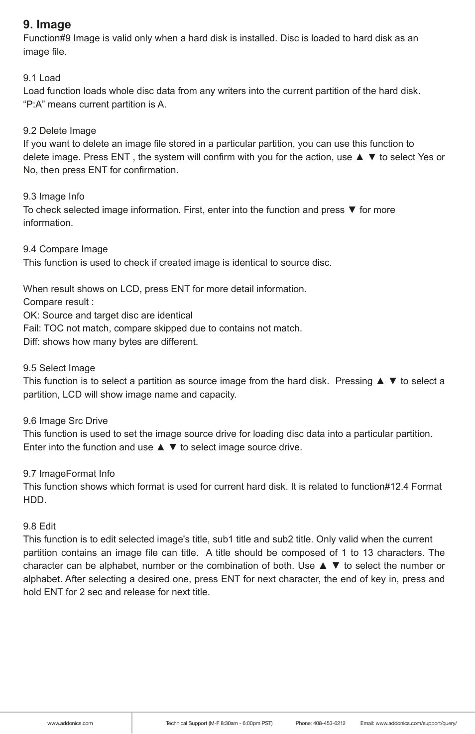 Image | Addonics Technologies DUPLICATOR DDU7SAS User Manual | Page 6 / 10