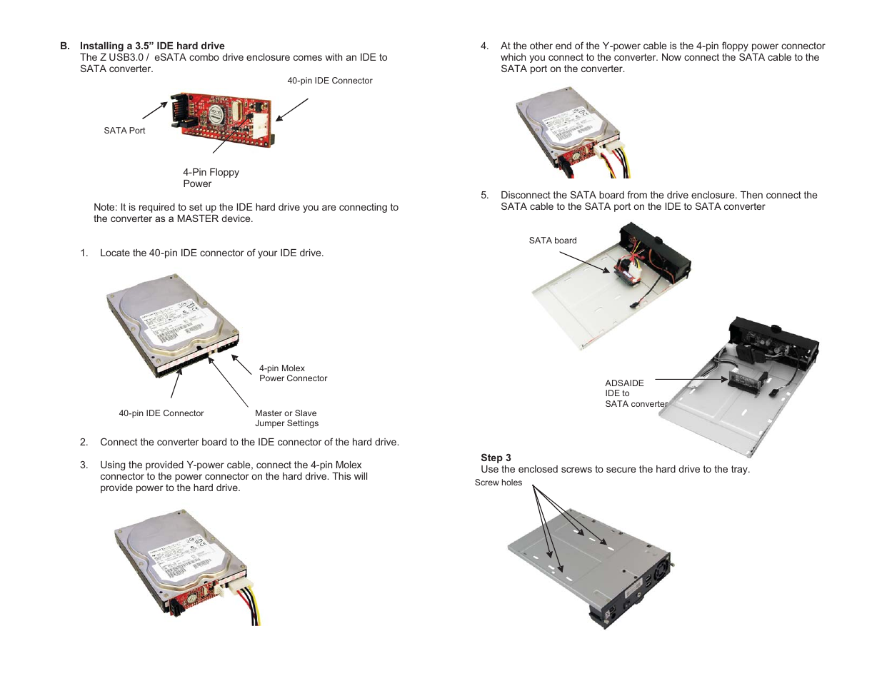 Addonics Technologies ZESSIU3CS User Manual | Page 2 / 2