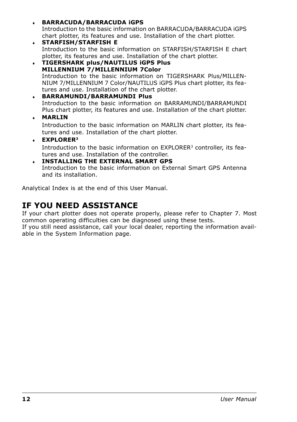If you need assistance | Seiwa Tigershark Plus User Manual | Page 10 / 109