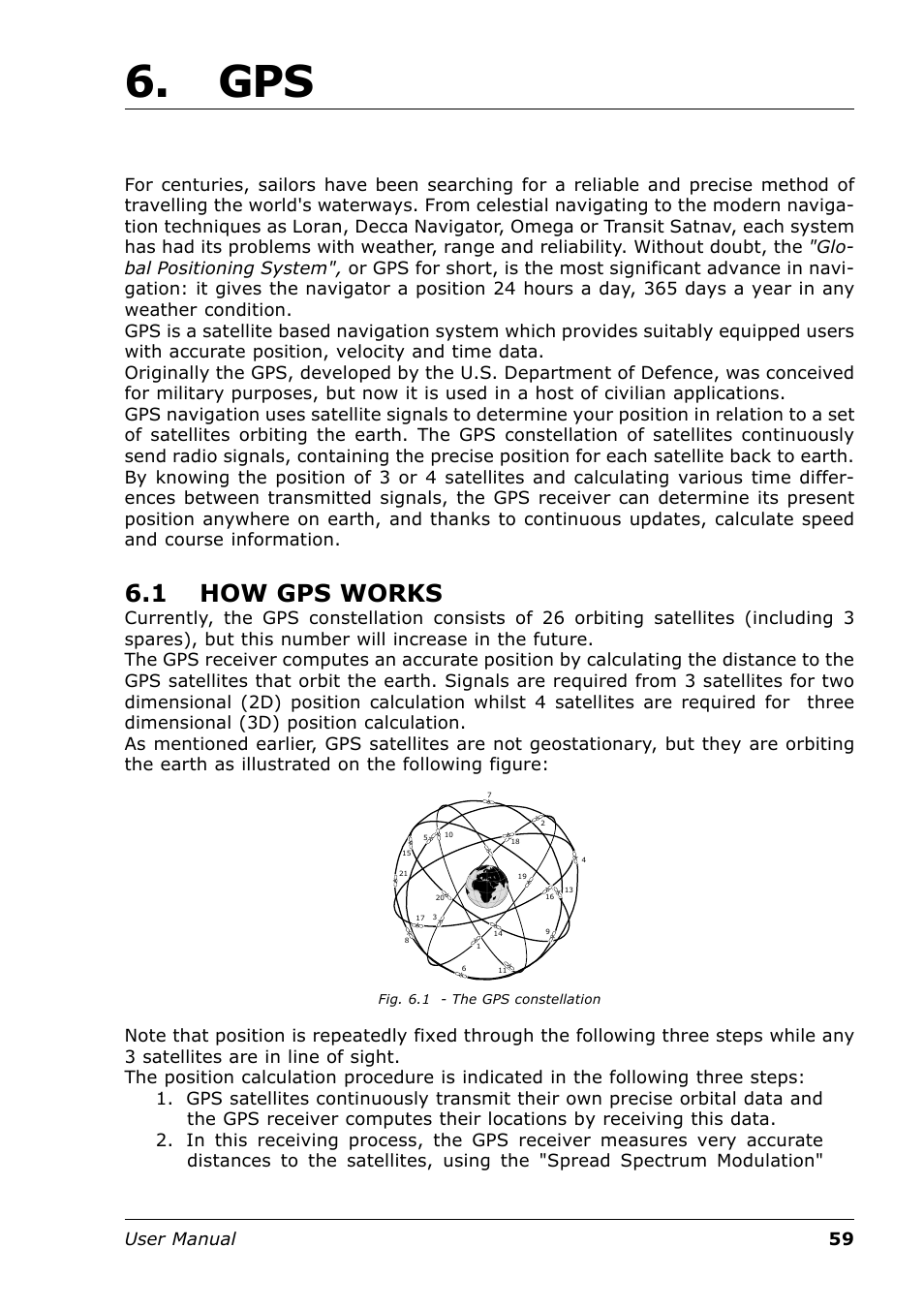 1 how gps works | Seiwa Tigershark Plus User Manual | Page 57 / 109