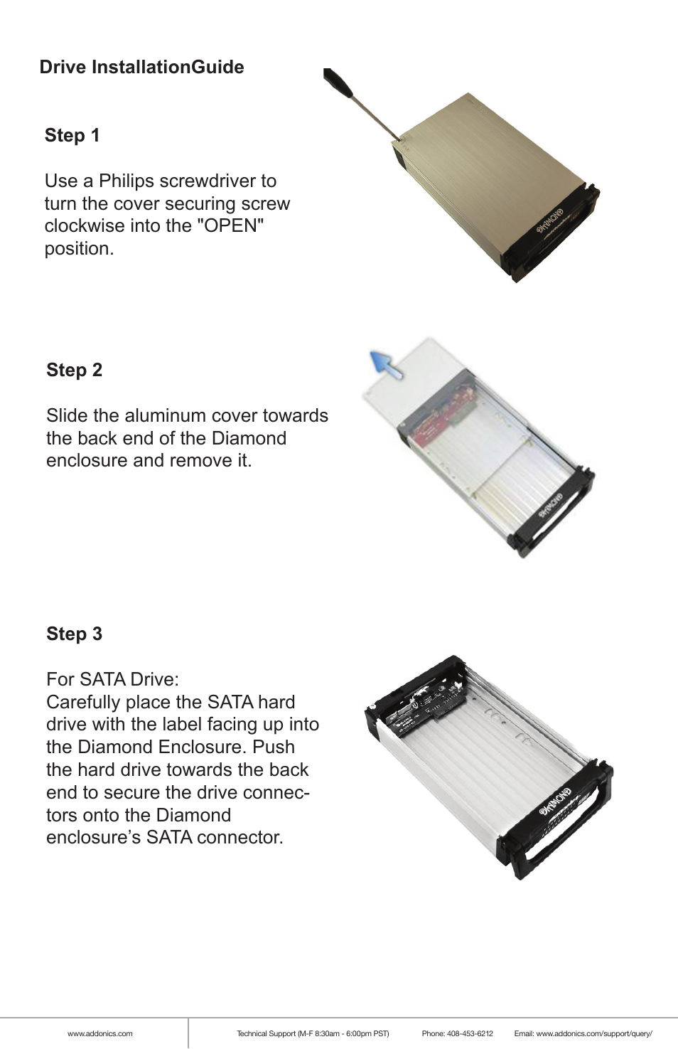 Addonics Technologies HS HDD DUPLICATOR PRO HD9SITDRHS User Manual | Page 2 / 10