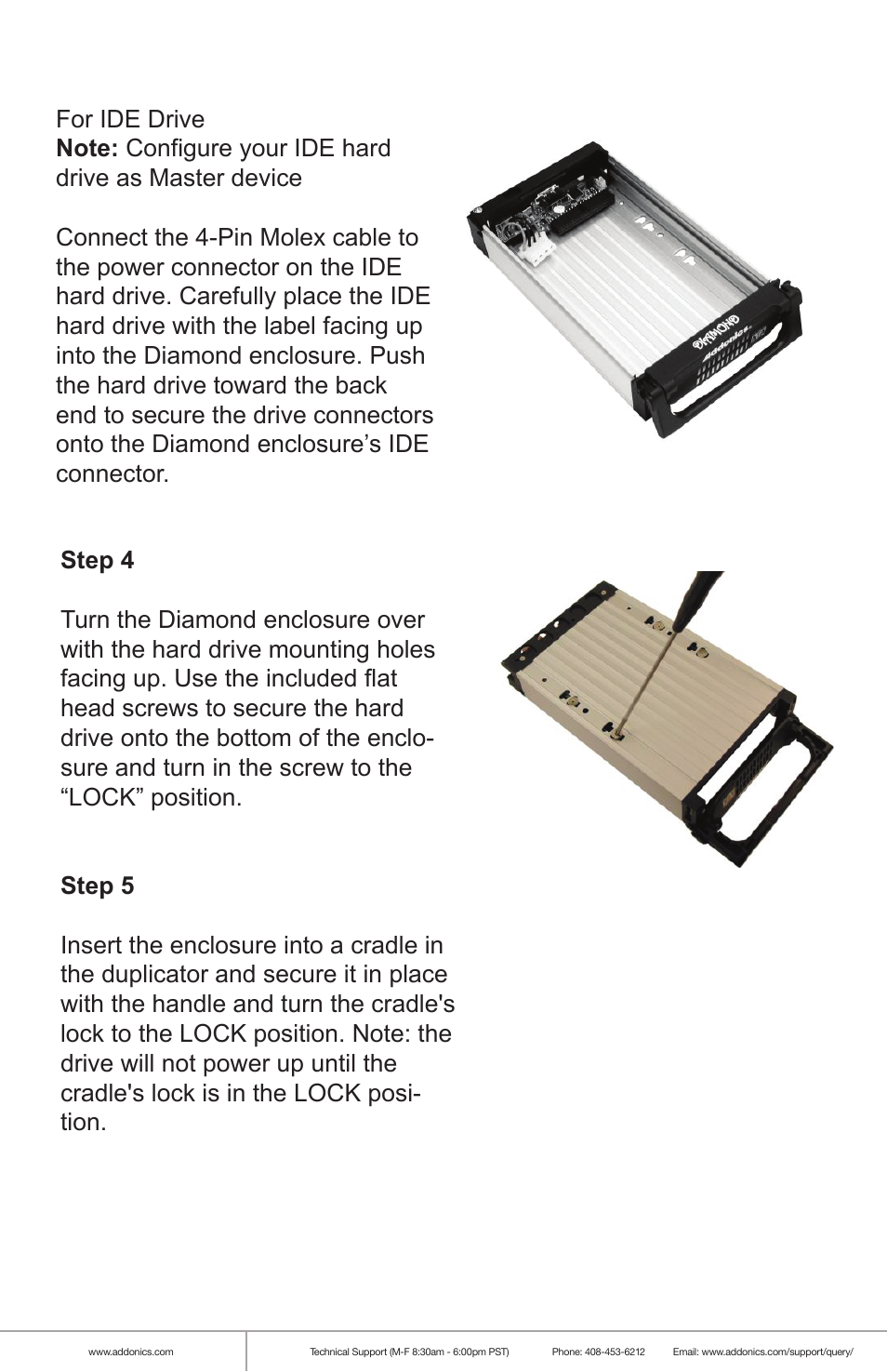 Addonics Technologies HS HDD DUPLICATOR PRO HD9SITDRHS User Manual | Page 3 / 10