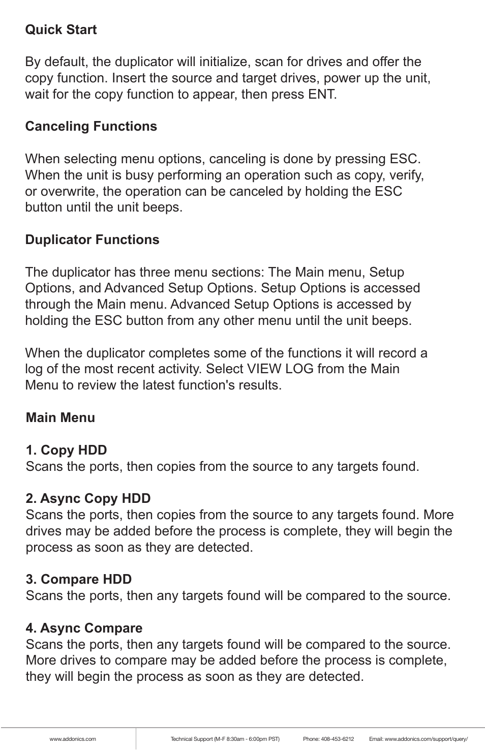 Addonics Technologies HS HDD DUPLICATOR PRO HD9SITDRHS User Manual | Page 5 / 10