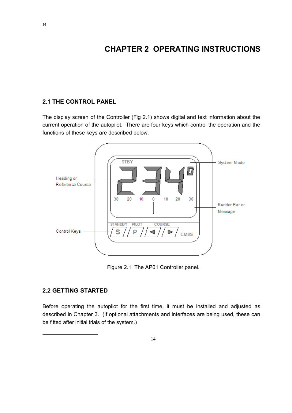 Chapter 2 operating instructions | Seiwa SW AP01 User Manual | Page 15 / 52