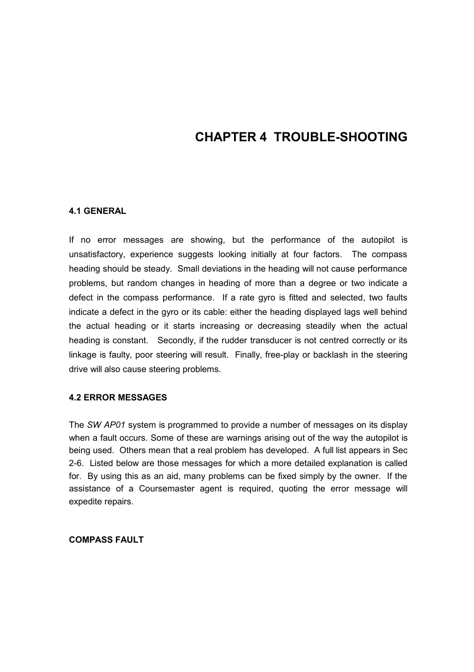 Chapter 4 trouble-shooting | Seiwa SW AP01 User Manual | Page 45 / 52
