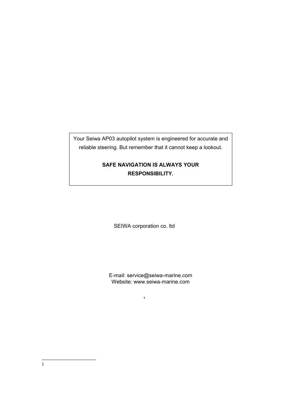 Seiwa SW AP03 User Manual | Page 2 / 49