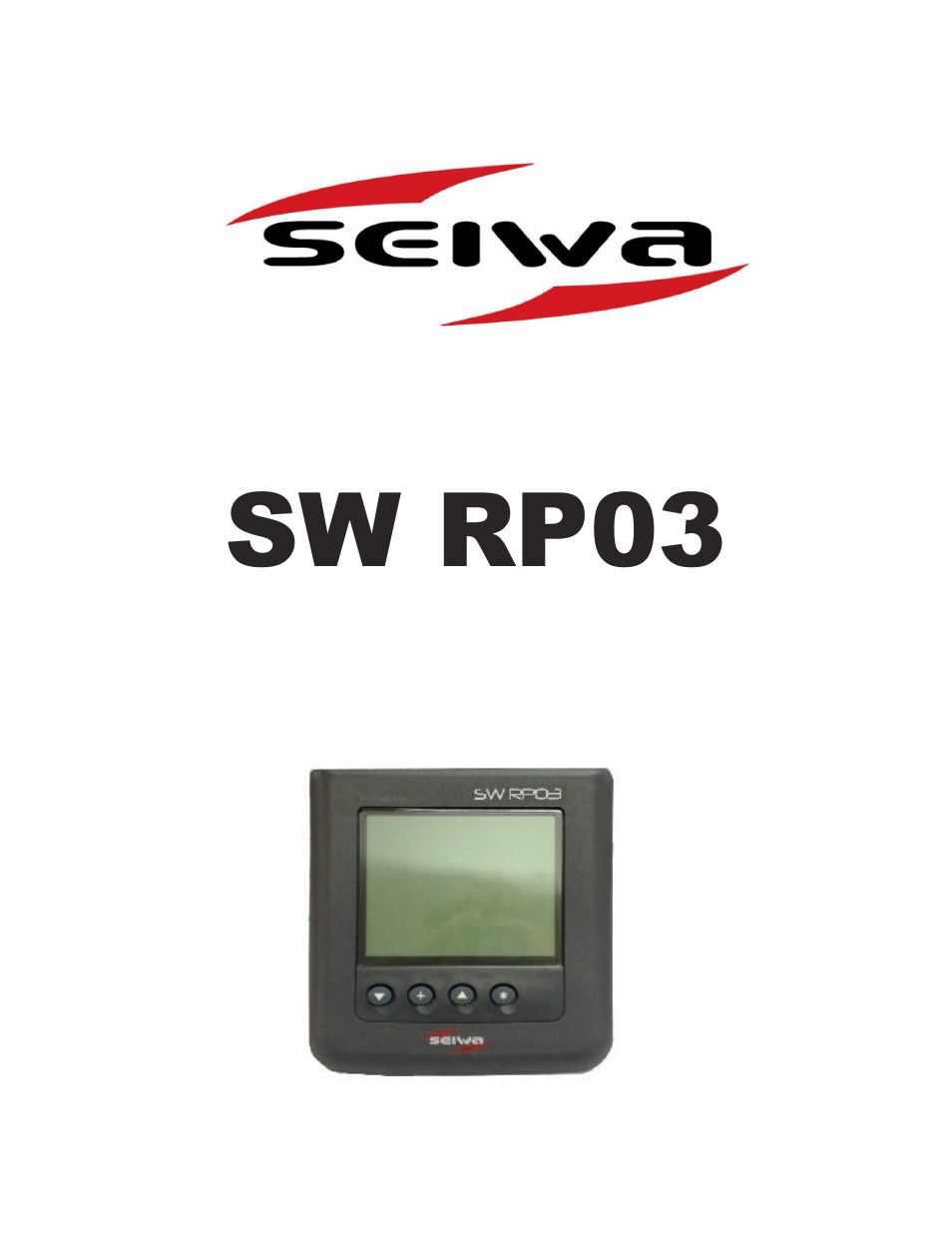 Seiwa SW RP03 User Manual | 10 pages