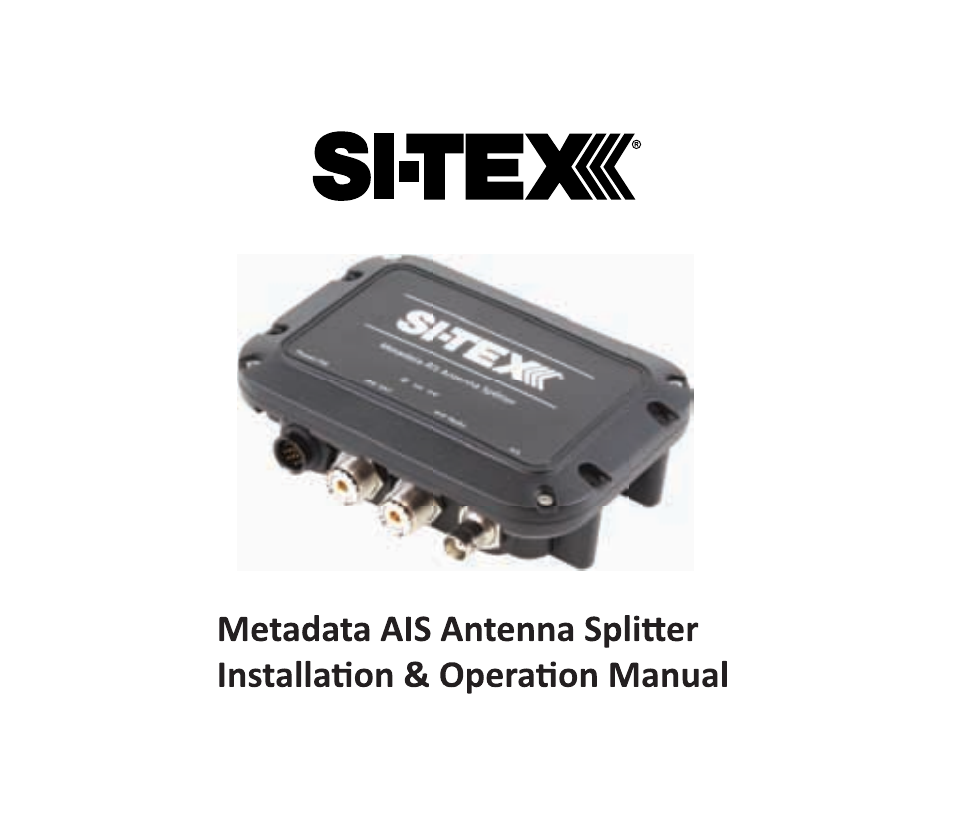 Seiwa Si-Tex MDA3 User Manual | 20 pages
