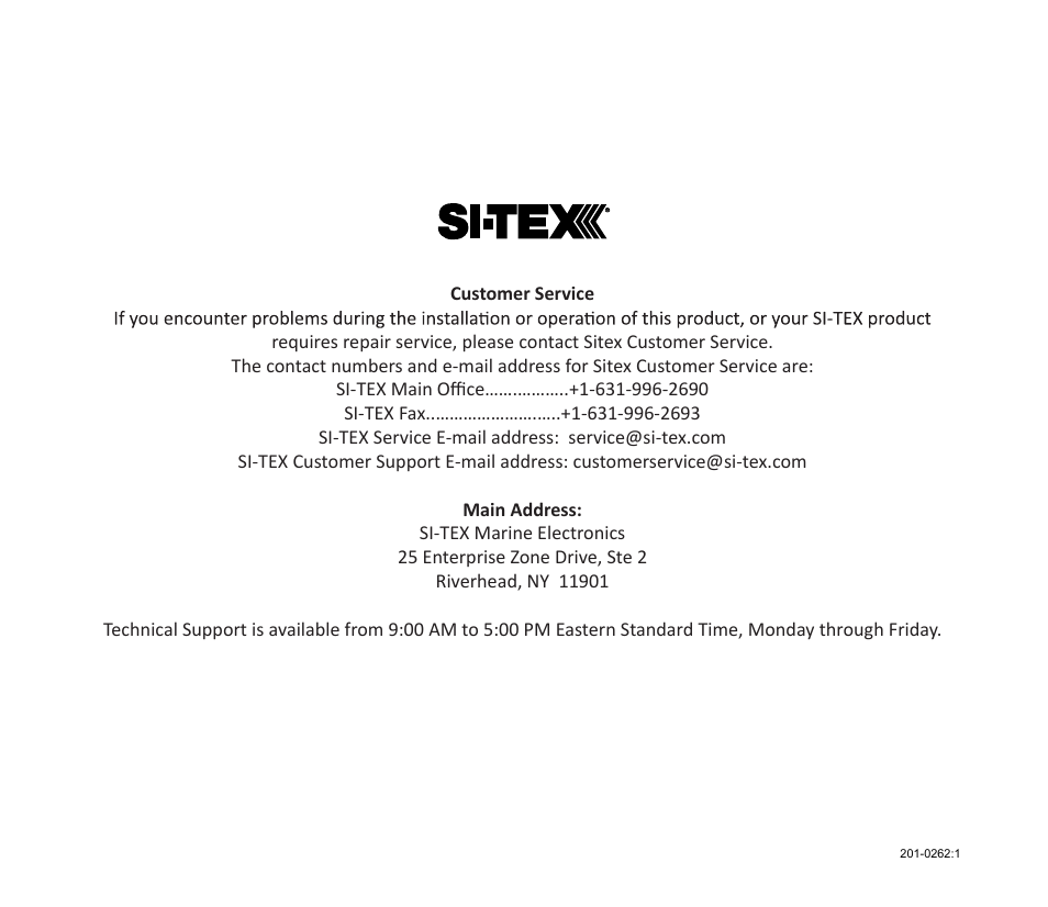 Seiwa Si-Tex MDA3 User Manual | Page 20 / 20