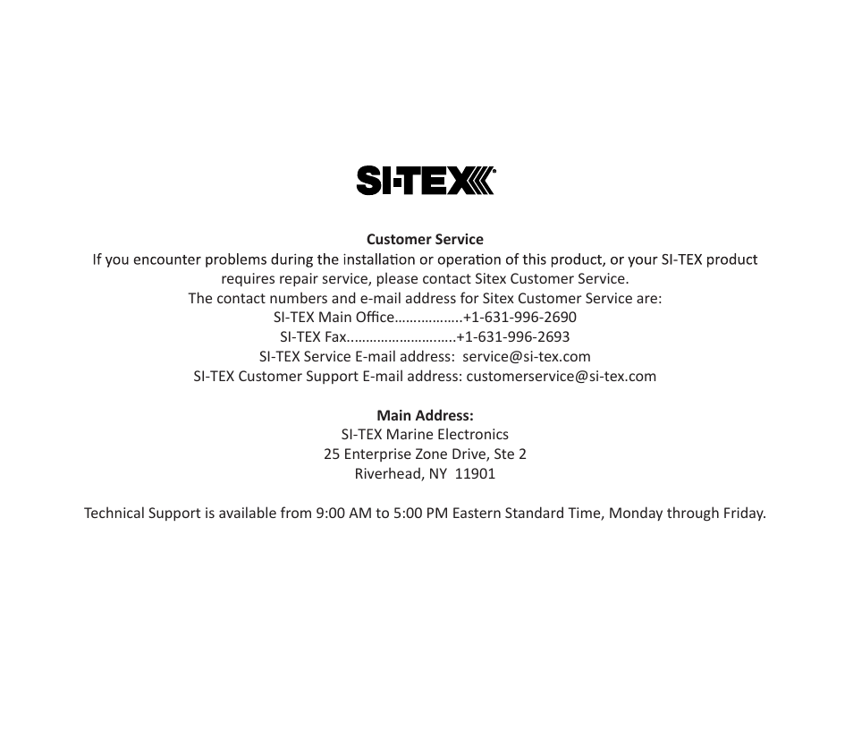Seiwa Si-Tex MDA2 User Manual | Page 23 / 23