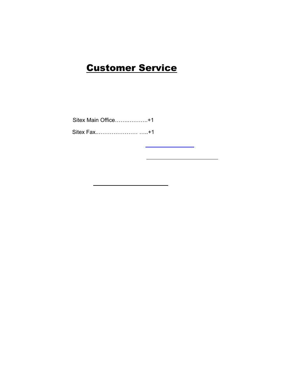 Customer service | Seiwa Si-Tex Vector 3D GPS User Manual | Page 53 / 54