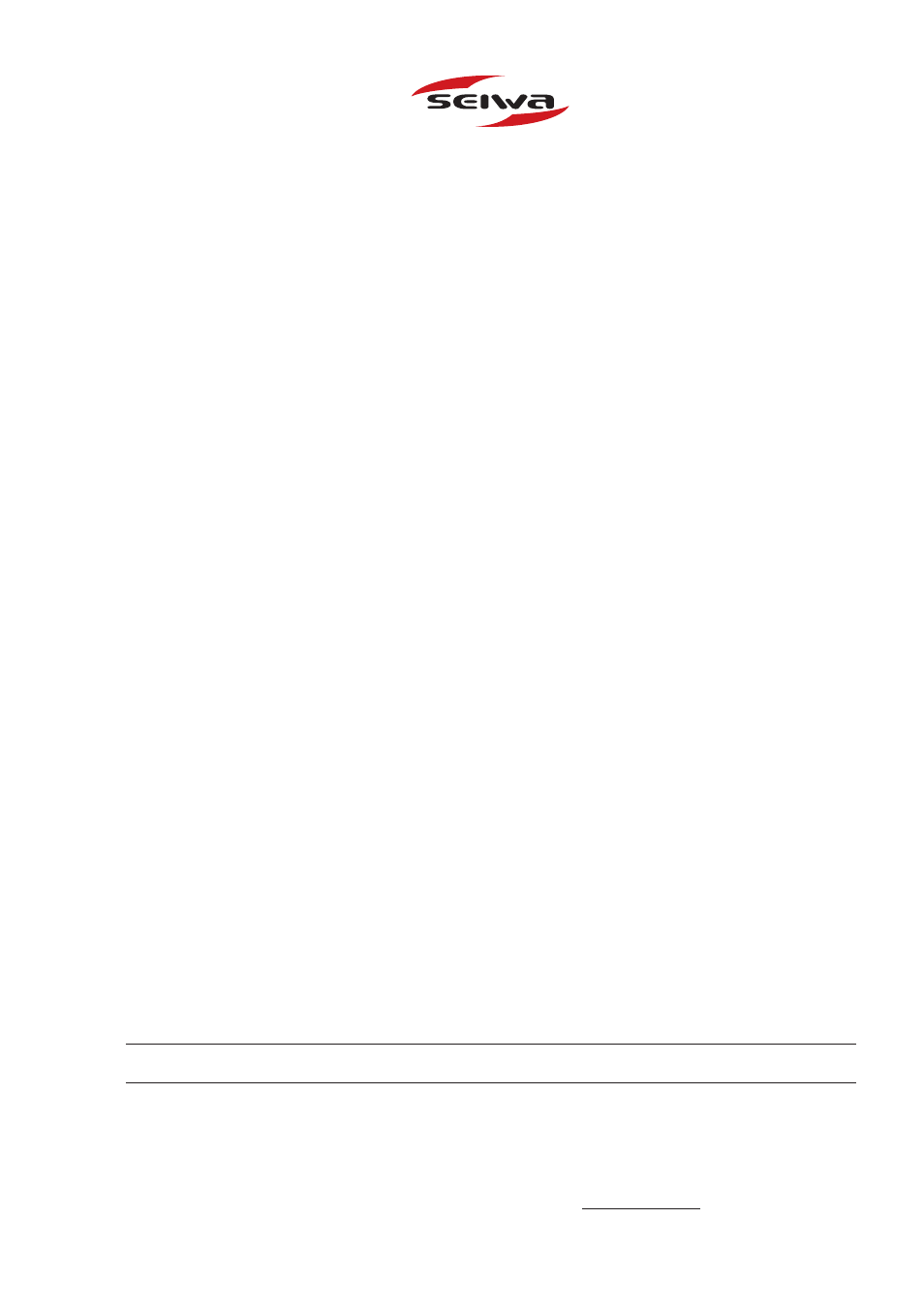 Seiwa Black Box 1000W 50/200kHz User Manual | 40 pages