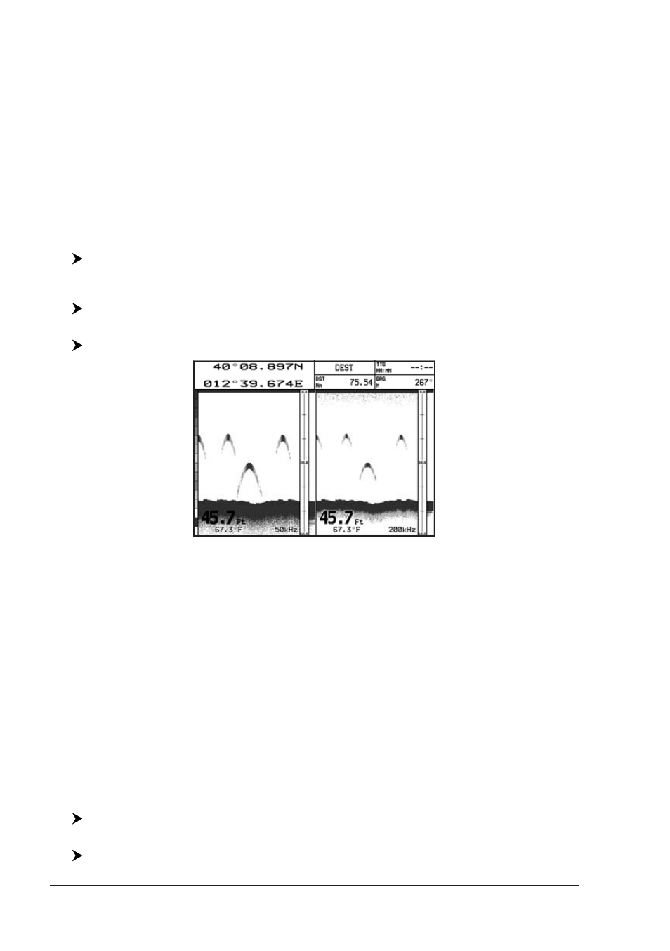 3 dual frequency page, 4 zoom page | Seiwa Black Box 1000W 50/200kHz User Manual | Page 14 / 40