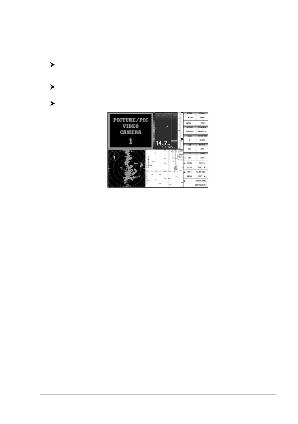 3 zoom modes, 1 the bottom lock zoom, 2 the marker zoom | Seiwa Black Box 1000W 50/200kHz User Manual | Page 17 / 40