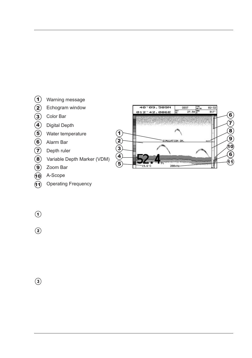 Fish finder, 1 understanding the fish finder page | Seiwa Black Box 1000W 50/200kHz User Manual | Page 9 / 40