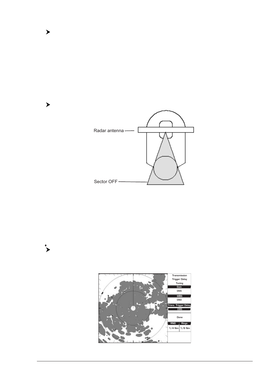 Enter the transmission trigger delay page | Seiwa SWRx series User Manual | Page 13 / 54