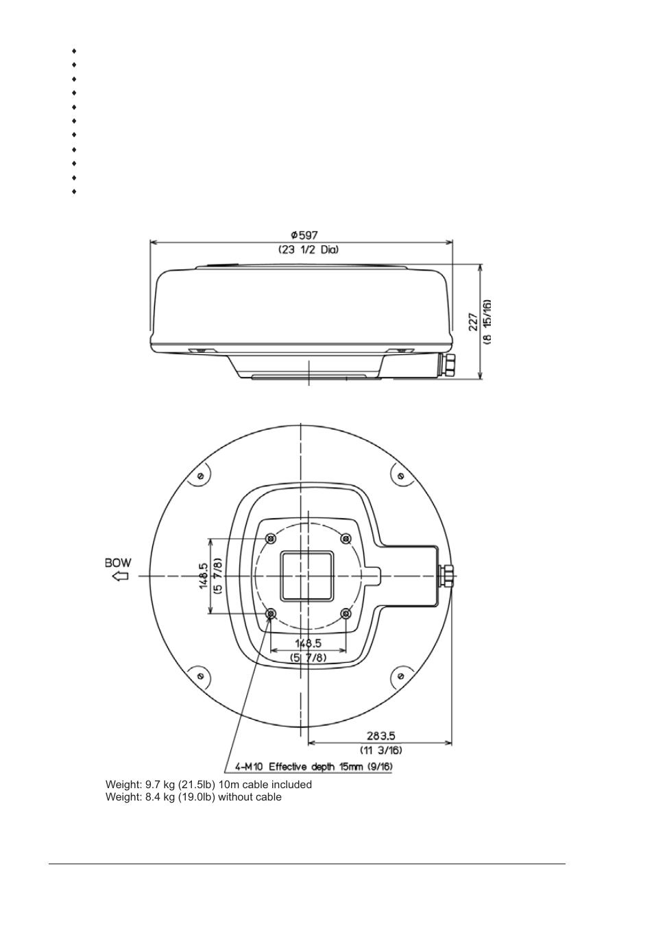 Dimensions and mounting | Seiwa SWRx series User Manual | Page 38 / 54