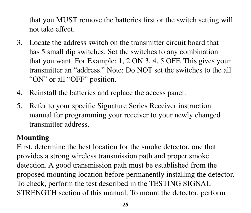 Silent Call SD4-SS User Manual | Page 20 / 28