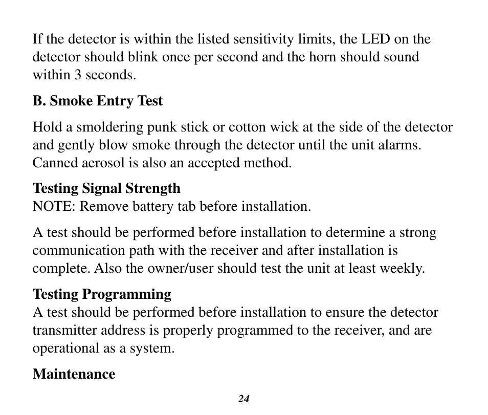 Silent Call SD4-SS User Manual | Page 24 / 28