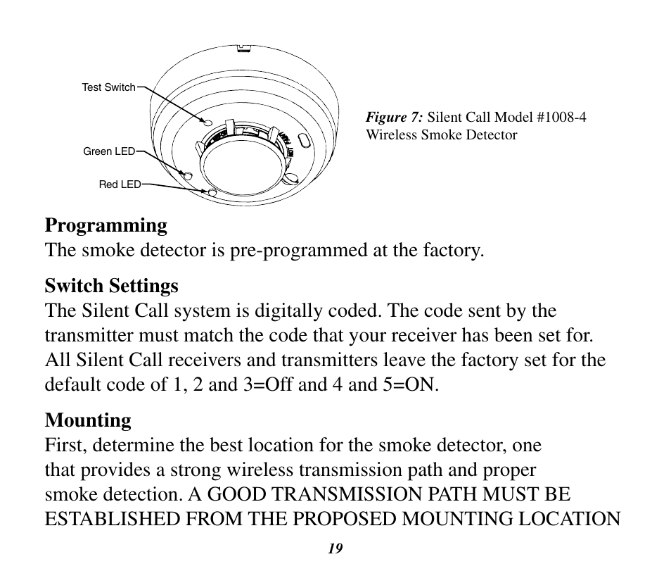 Silent Call 1008-4 User Manual | Page 19 / 28