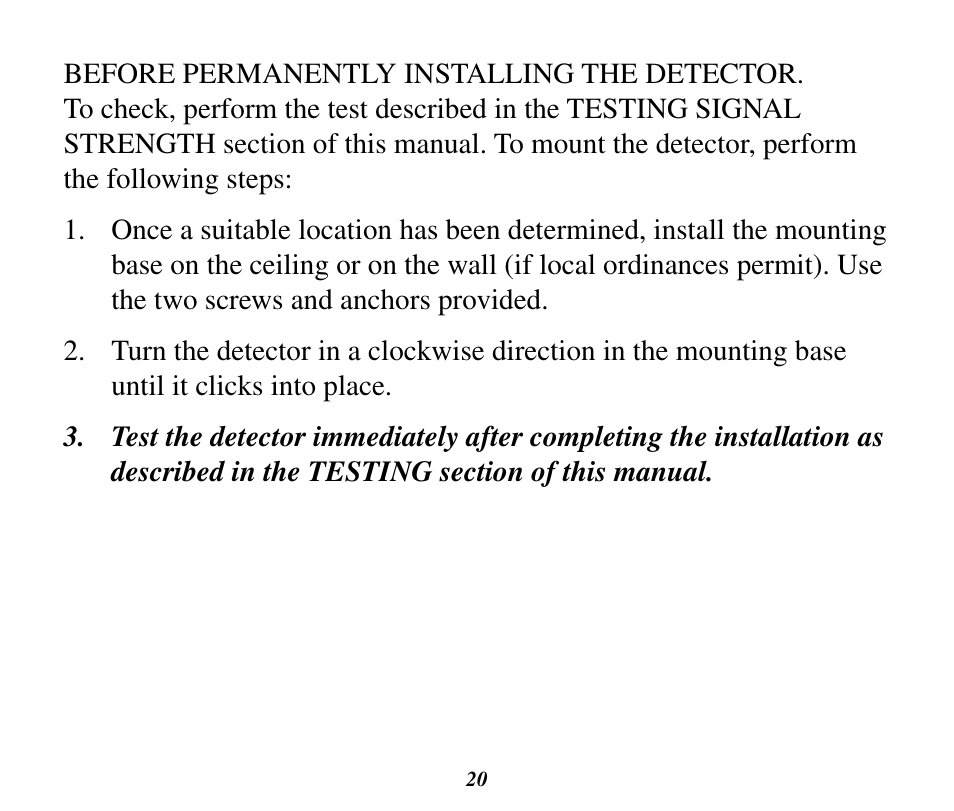 Silent Call 1008-4 User Manual | Page 20 / 28