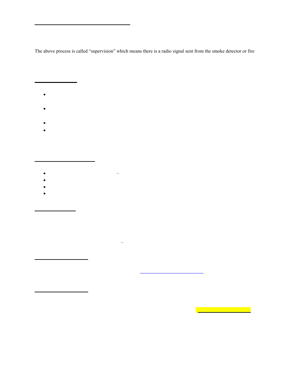 Fire smoke detector supervision, Optional accessories, Product specs | Technical support, Limited warranty | Silent Call BWR412-SS User Manual | Page 4 / 5