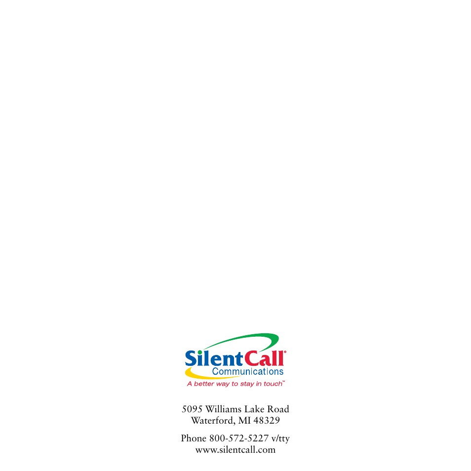 Silent Call SK2-SS User Manual | Page 12 / 12