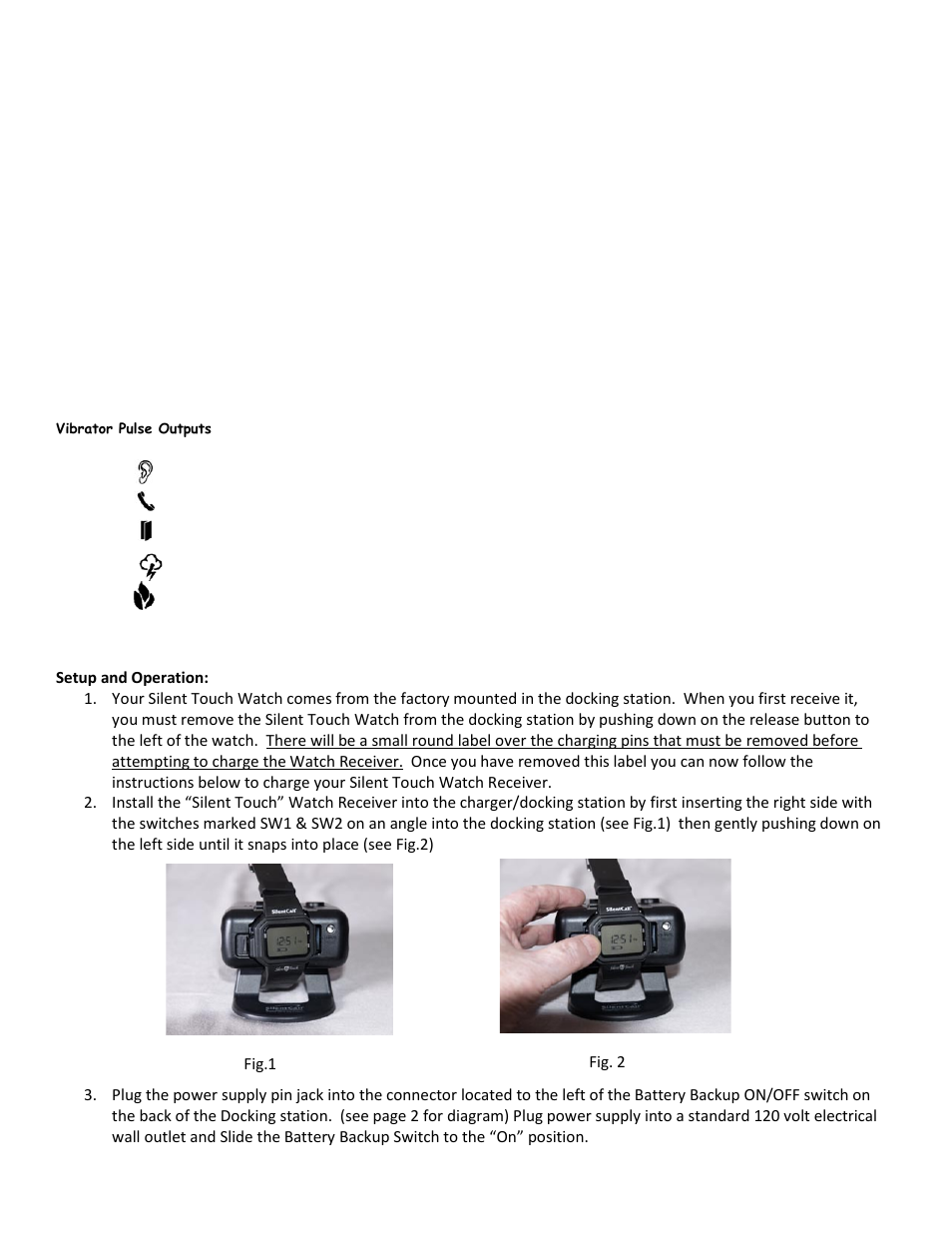 Silent Call WCV08-SS User Manual | 5 pages