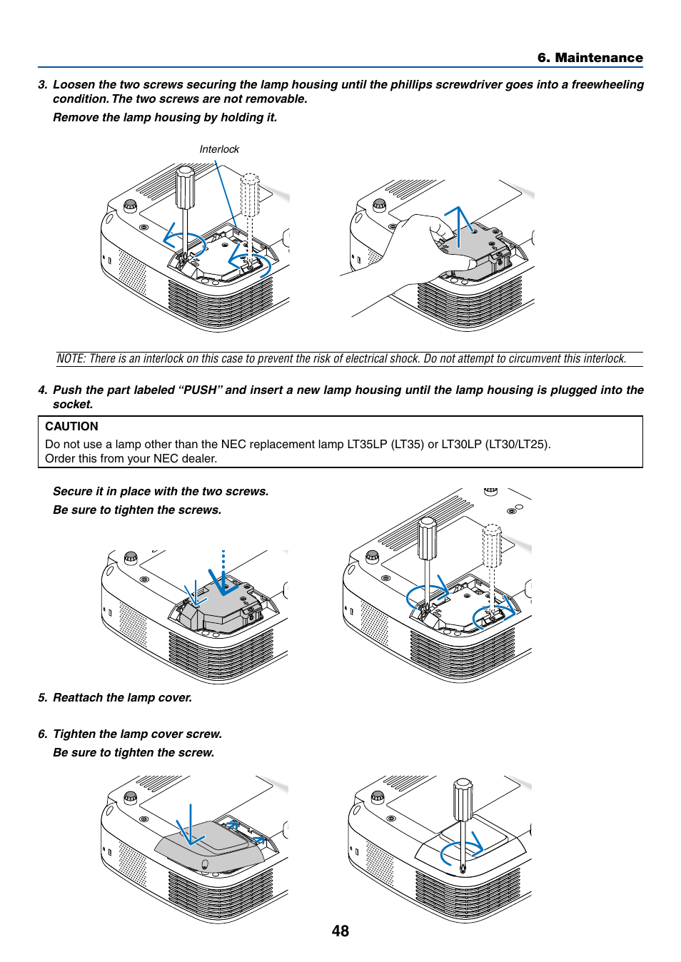 Maintenance | Acoustic Energy LT35 User Manual | Page 56 / 72