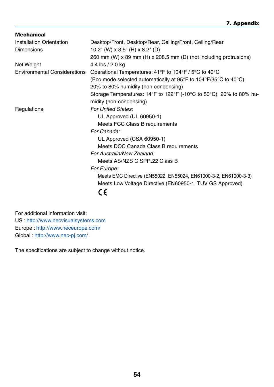 Acoustic Energy LT35 User Manual | Page 62 / 72