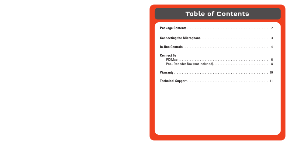 TRITTON Pro+ 5.1 Surround Headset User Manual | Page 2 / 66