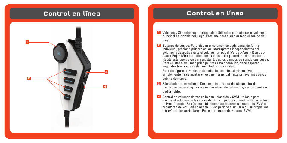 Control en línea | TRITTON Pro+ 5.1 Surround Headset User Manual | Page 30 / 66