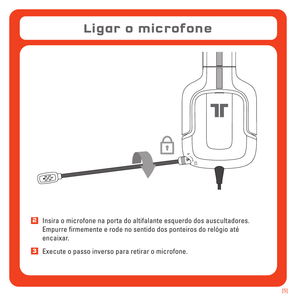 Ligar o microfone | TRITTON Kunai Universal Stereo Gaming Headset User Manual | Page 112 / 170