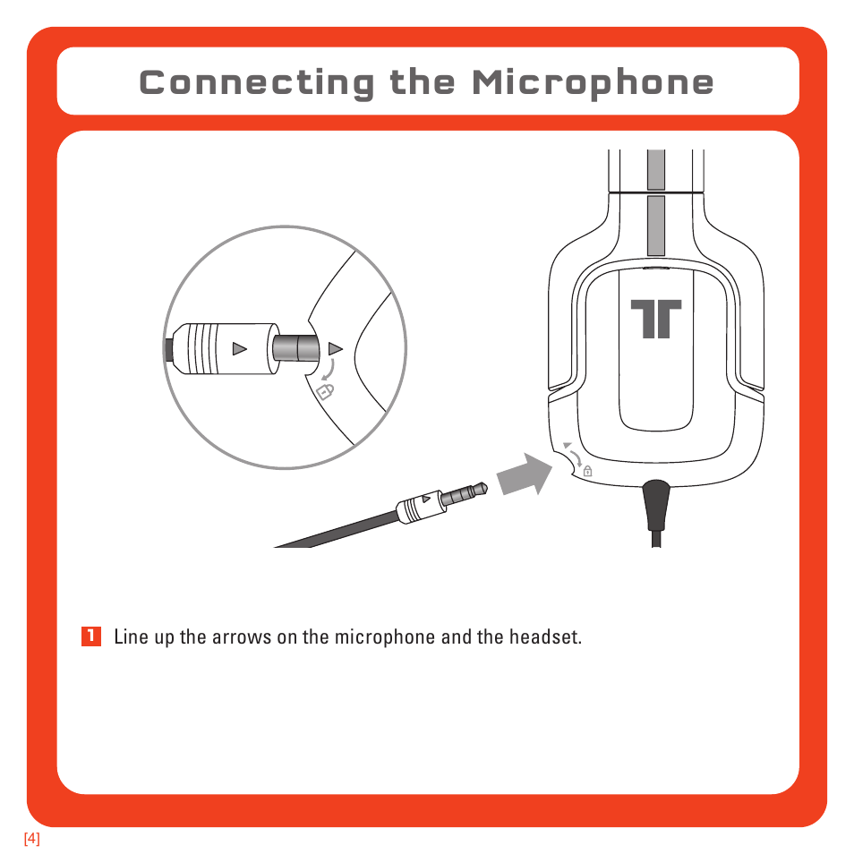 Connecting the microphone | TRITTON Kunai Universal Stereo Gaming Headset User Manual | Page 4 / 170