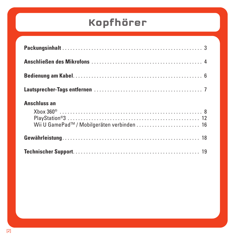Kopfhörer | TRITTON Kunai Universal Stereo Gaming Headset User Manual | Page 46 / 170