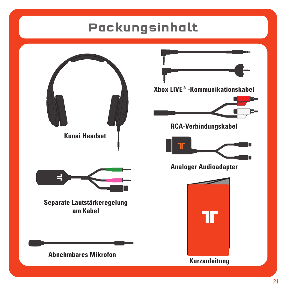 Packungsinhalt | TRITTON Kunai Universal Stereo Gaming Headset User Manual | Page 47 / 170