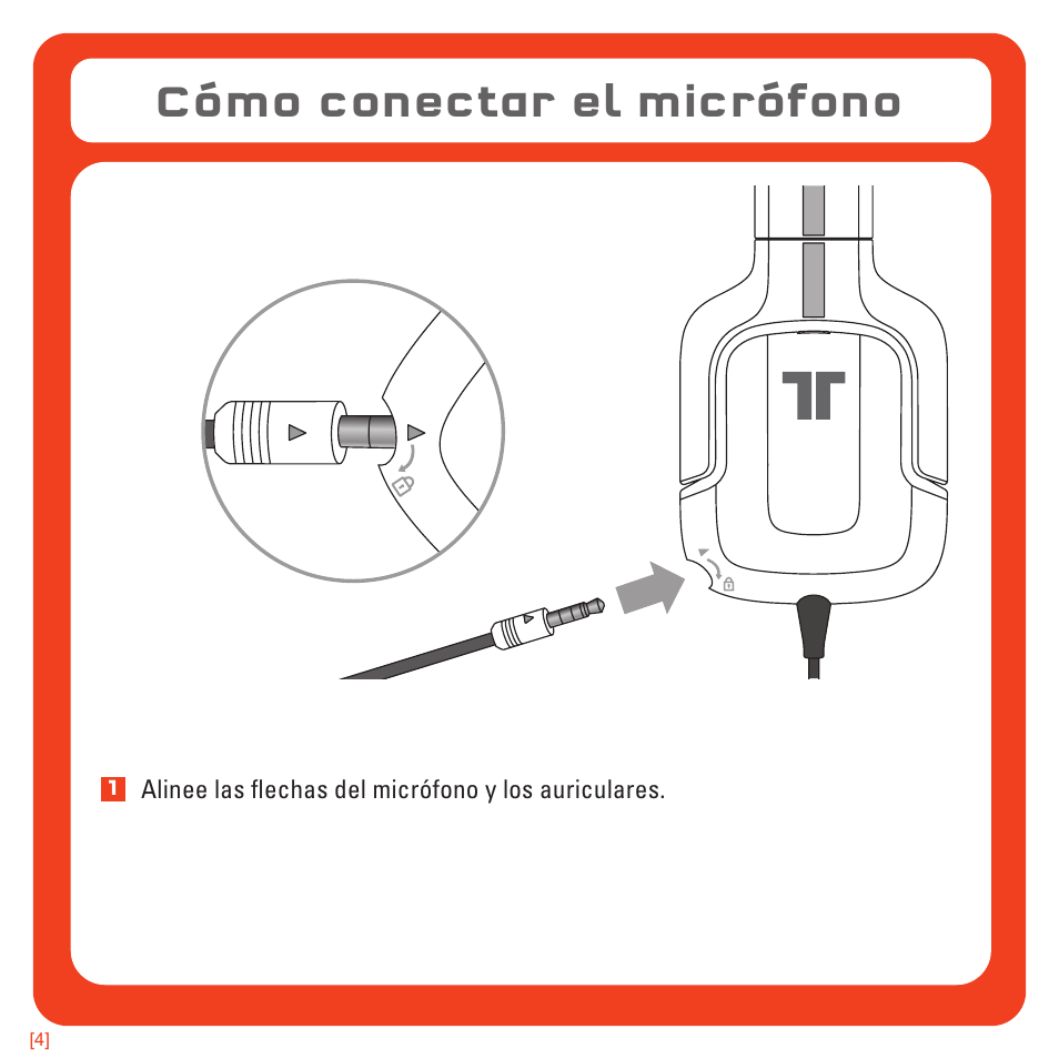 Cómo conectar el micrófono | TRITTON Kunai Universal Stereo Gaming Headset User Manual | Page 69 / 170