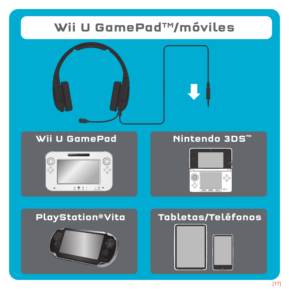 Wii u gamepad, Móviles | TRITTON Kunai Universal Stereo Gaming Headset User Manual | Page 82 / 170
