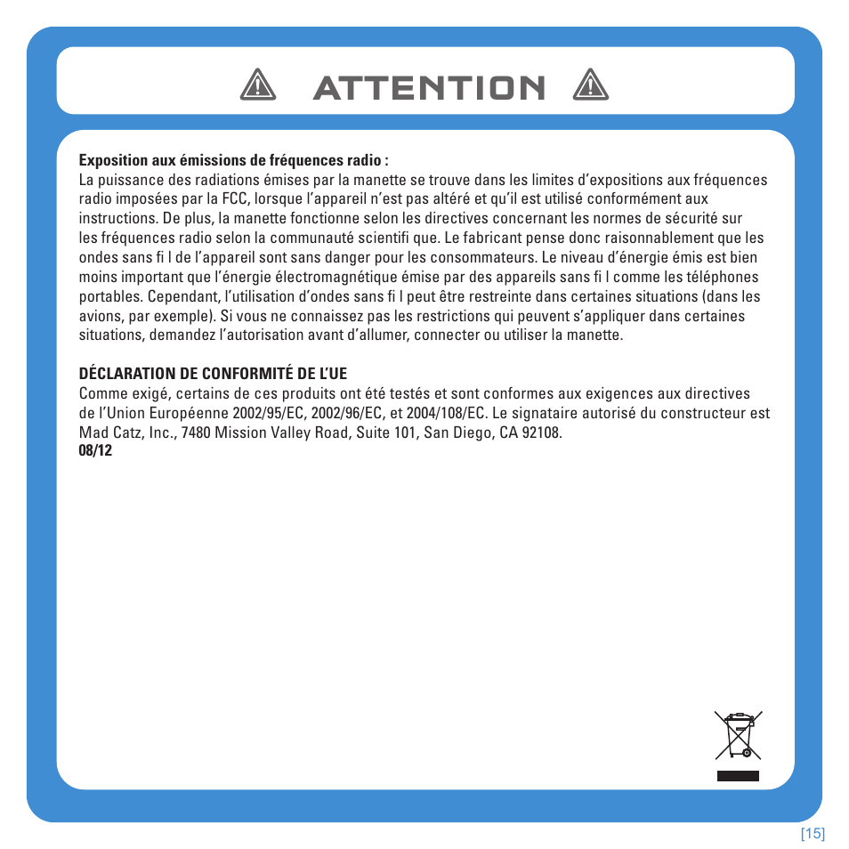 Attention | TRITTON Kunai Stereo Headset for PlayStation-3 and PlayStation-Vita User Manual | Page 31 / 108