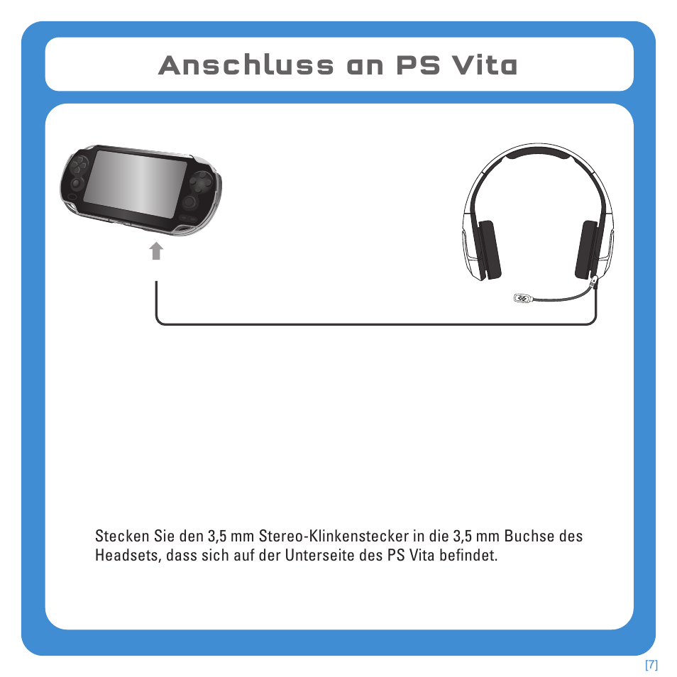 Anschluss an ps vita | TRITTON Kunai Stereo Headset for PlayStation-3 and PlayStation-Vita User Manual | Page 39 / 108