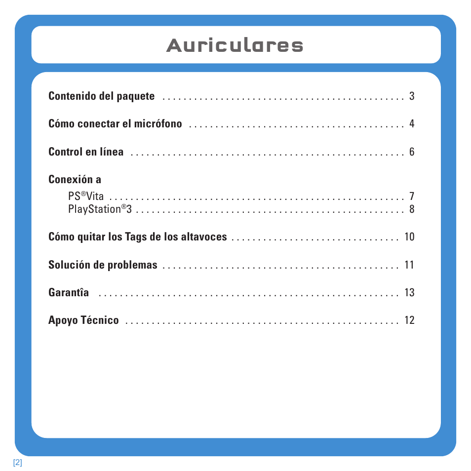 Auriculares | TRITTON Kunai Stereo Headset for PlayStation-3 and PlayStation-Vita User Manual | Page 49 / 108