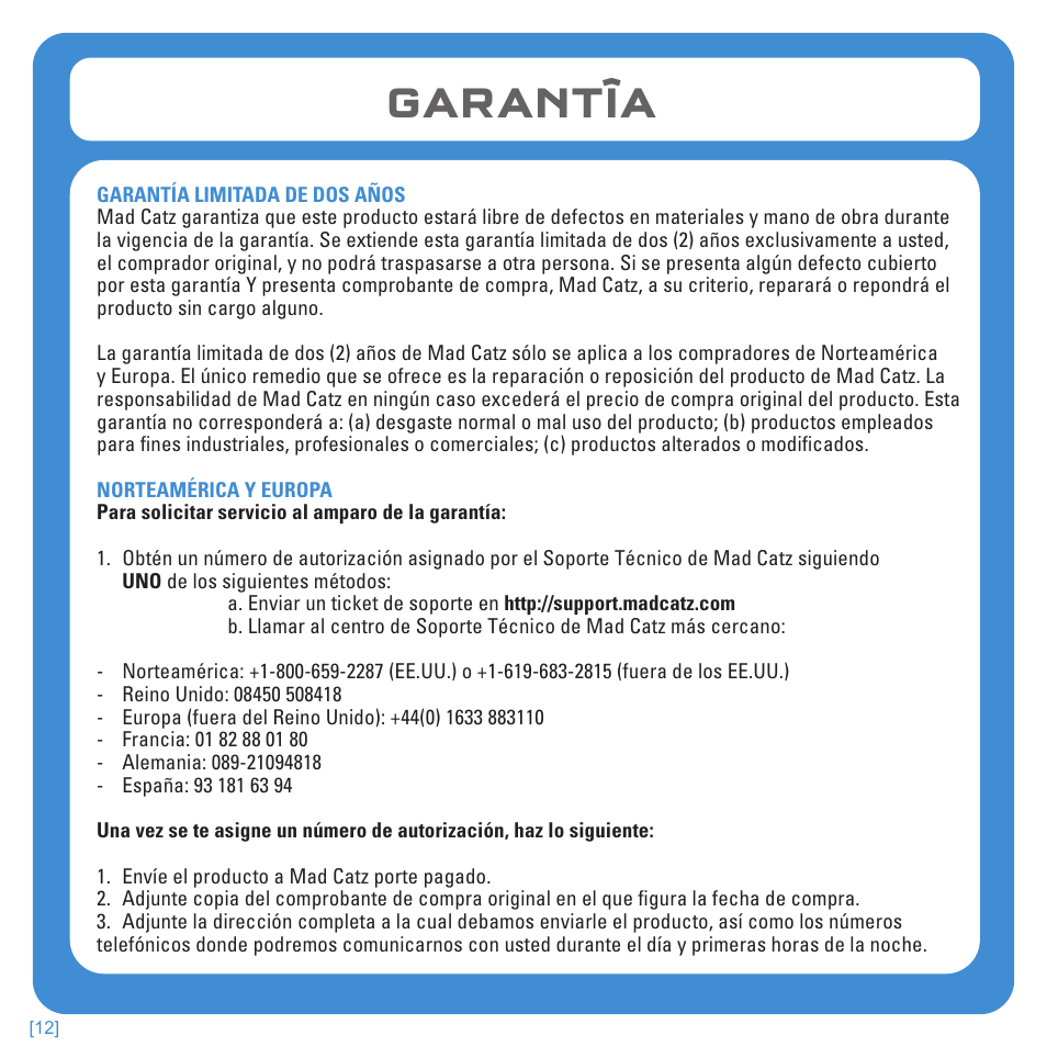 Garantîa | TRITTON Kunai Stereo Headset for PlayStation-3 and PlayStation-Vita User Manual | Page 59 / 108