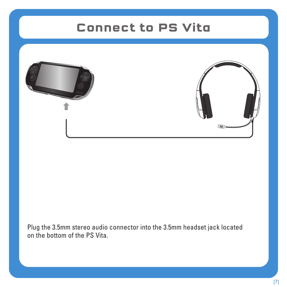 Connect to ps vita | TRITTON Kunai Stereo Headset for PlayStation-3 and PlayStation-Vita User Manual | Page 7 / 108