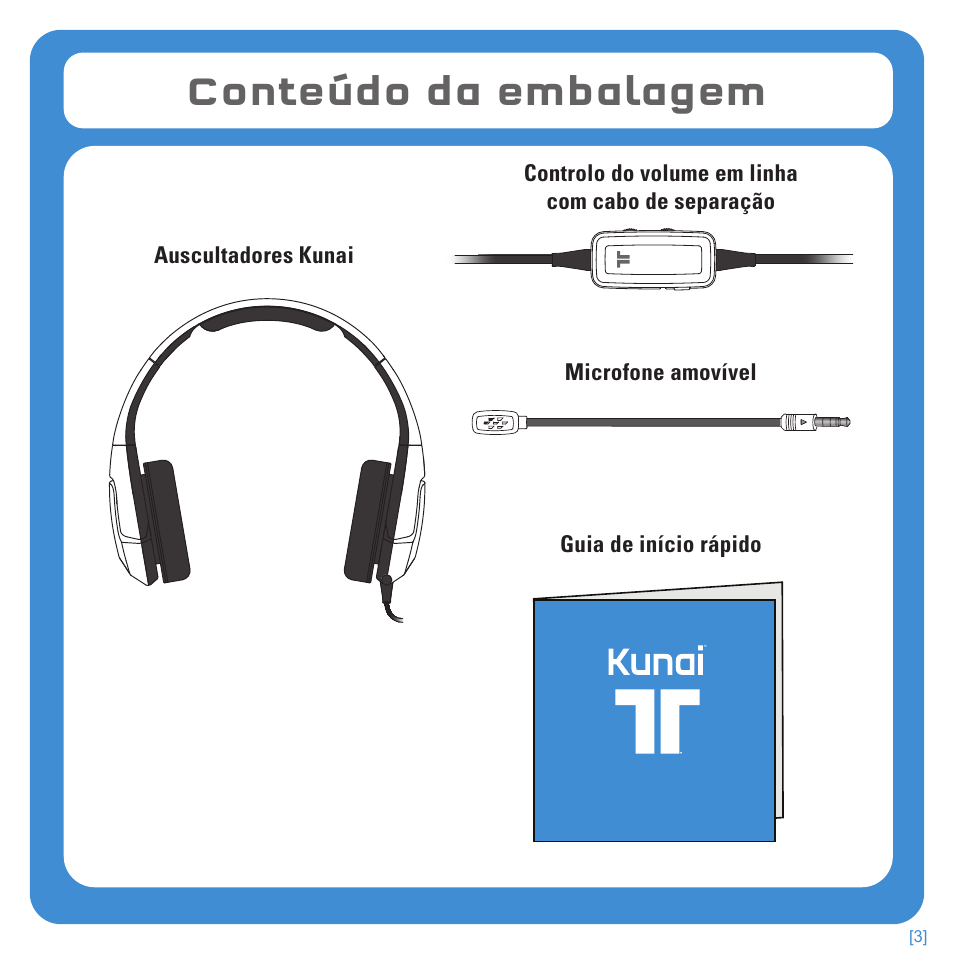Conteúdo da embalagem | TRITTON Kunai Stereo Headset for PlayStation-3 and PlayStation-Vita User Manual | Page 81 / 108