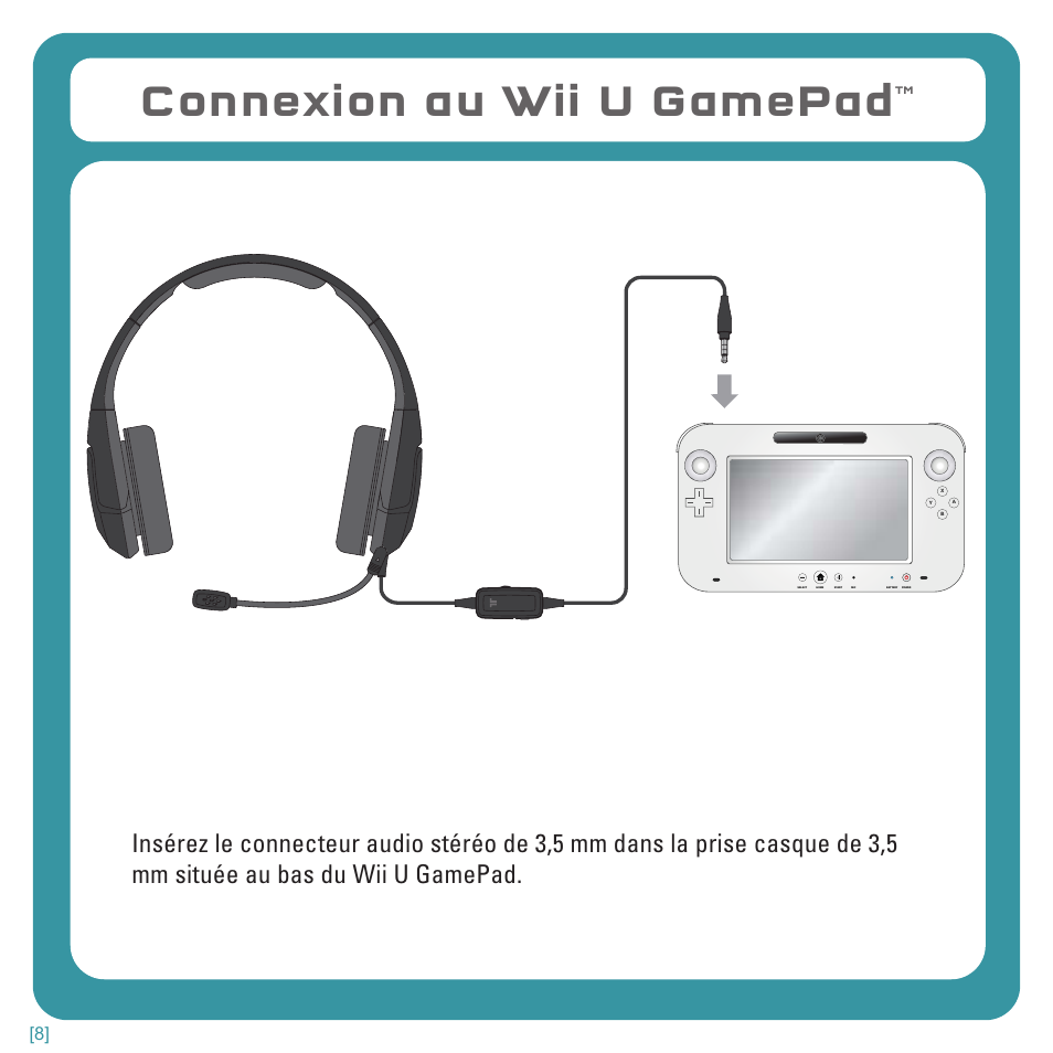 Connexion au wii u gamepad | TRITTON Kunai Stereo Headset for Wii U and Nintendo 3DS User Manual | Page 23 / 115