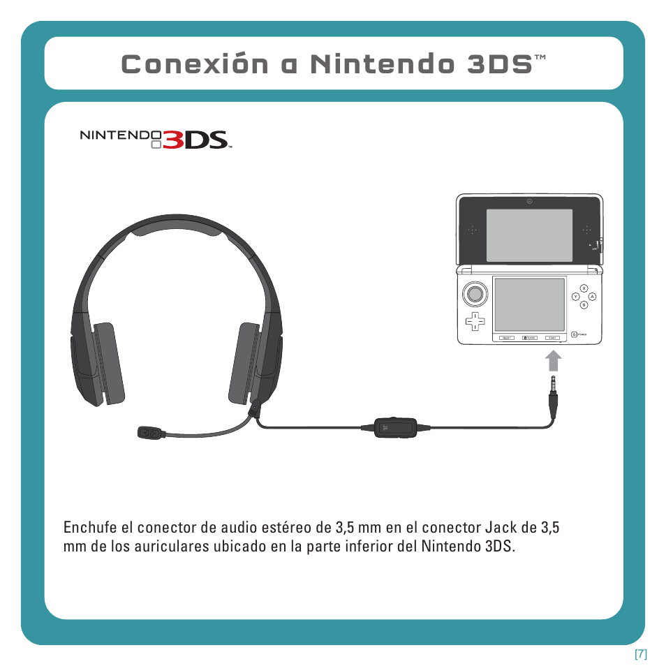 Conexión a nintendo 3ds | TRITTON Kunai Stereo Headset for Wii U and Nintendo 3DS User Manual | Page 51 / 115