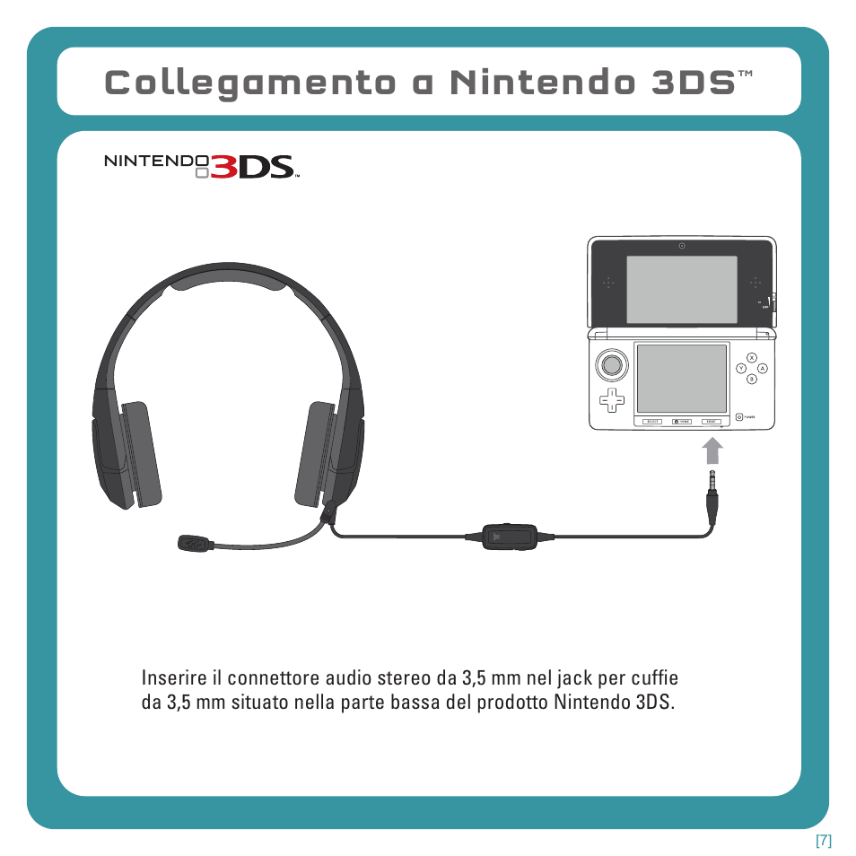 Collegamento a nintendo 3ds | TRITTON Kunai Stereo Headset for Wii U and Nintendo 3DS User Manual | Page 66 / 115