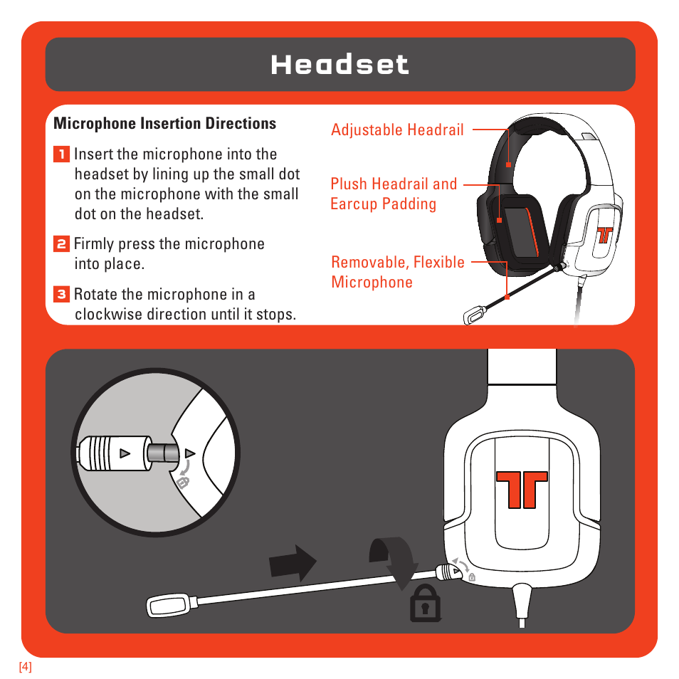 Headset | TRITTON Pro+ 5.1 Surround Headset User Manual | Page 4 / 25